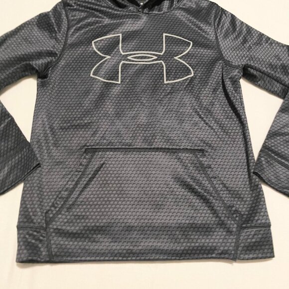 Under Armour Cold Gear Hoodie Youth Medium Pullover - Picture 3 of 16